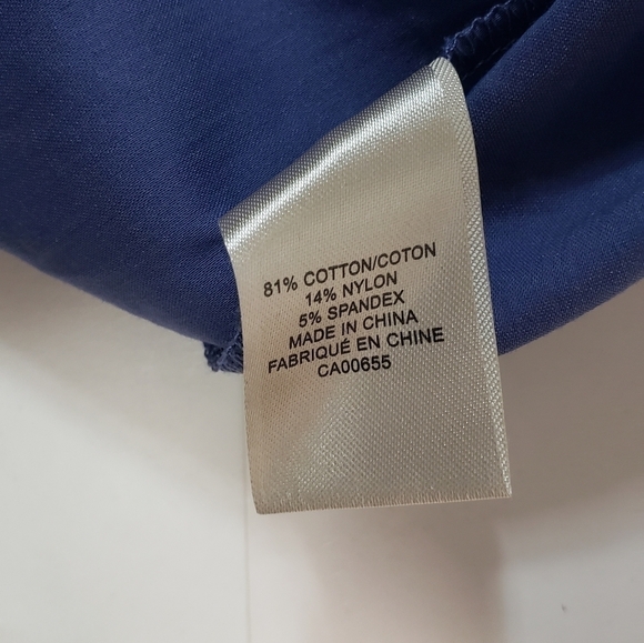 RW&Co Collared Button Up Short Sleeve Blouse - Picture 5 of 6